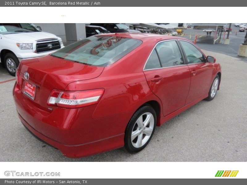 Barcelona Red Metallic / Ash 2011 Toyota Camry SE