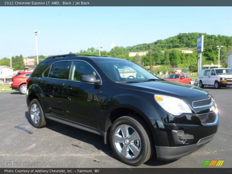 Black / Jet Black 2012 Chevrolet Equinox LT AWD