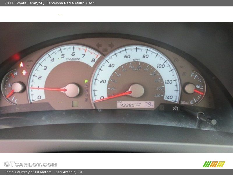 Barcelona Red Metallic / Ash 2011 Toyota Camry SE