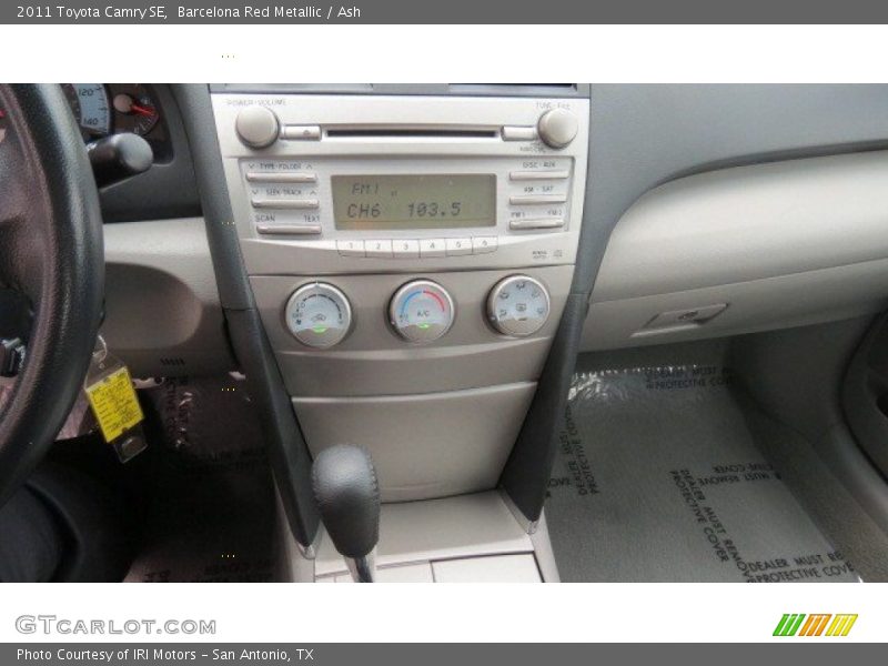 Barcelona Red Metallic / Ash 2011 Toyota Camry SE