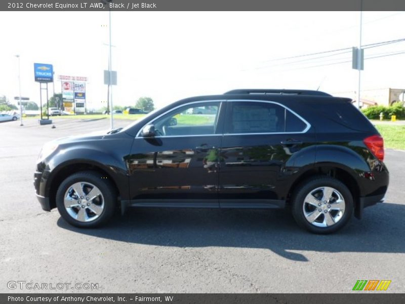 Black / Jet Black 2012 Chevrolet Equinox LT AWD