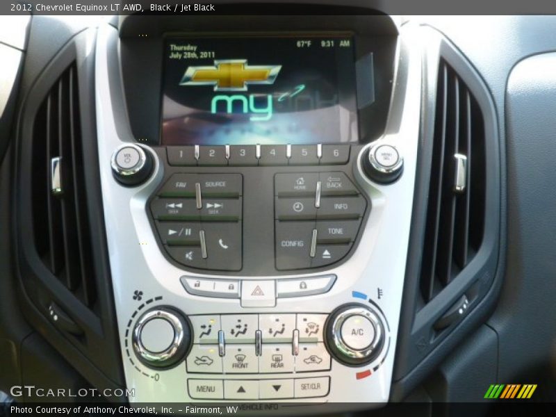 Black / Jet Black 2012 Chevrolet Equinox LT AWD