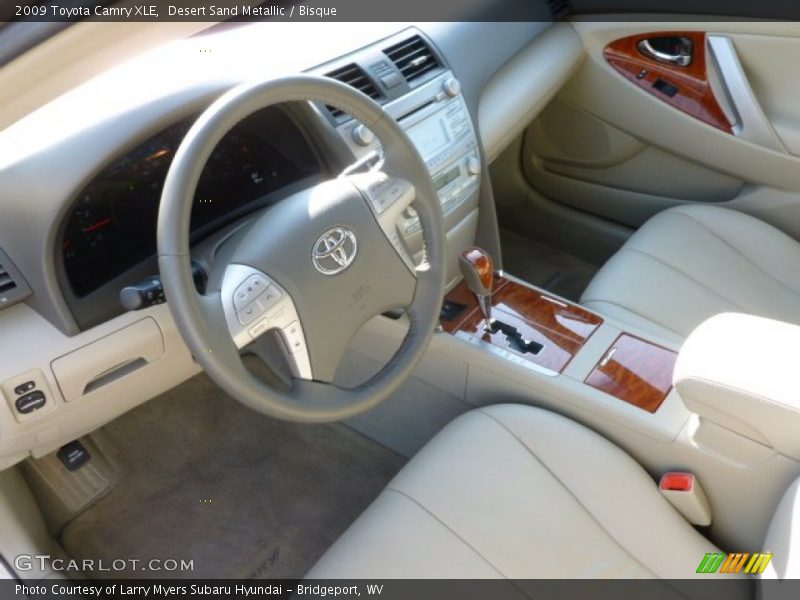 Desert Sand Metallic / Bisque 2009 Toyota Camry XLE