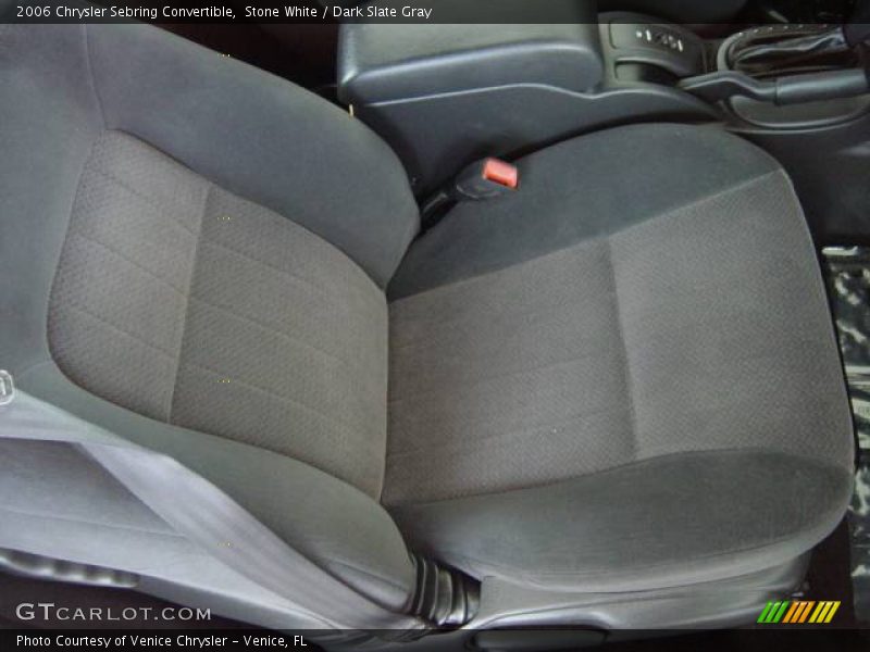 Stone White / Dark Slate Gray 2006 Chrysler Sebring Convertible