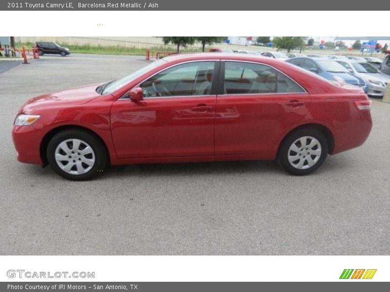 Barcelona Red Metallic / Ash 2011 Toyota Camry LE