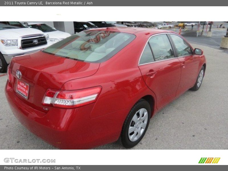 Barcelona Red Metallic / Ash 2011 Toyota Camry LE