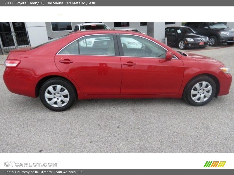 Barcelona Red Metallic / Ash 2011 Toyota Camry LE