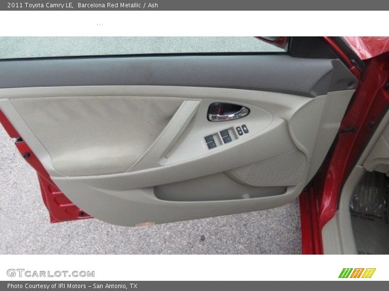 Barcelona Red Metallic / Ash 2011 Toyota Camry LE