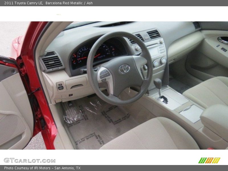 Barcelona Red Metallic / Ash 2011 Toyota Camry LE