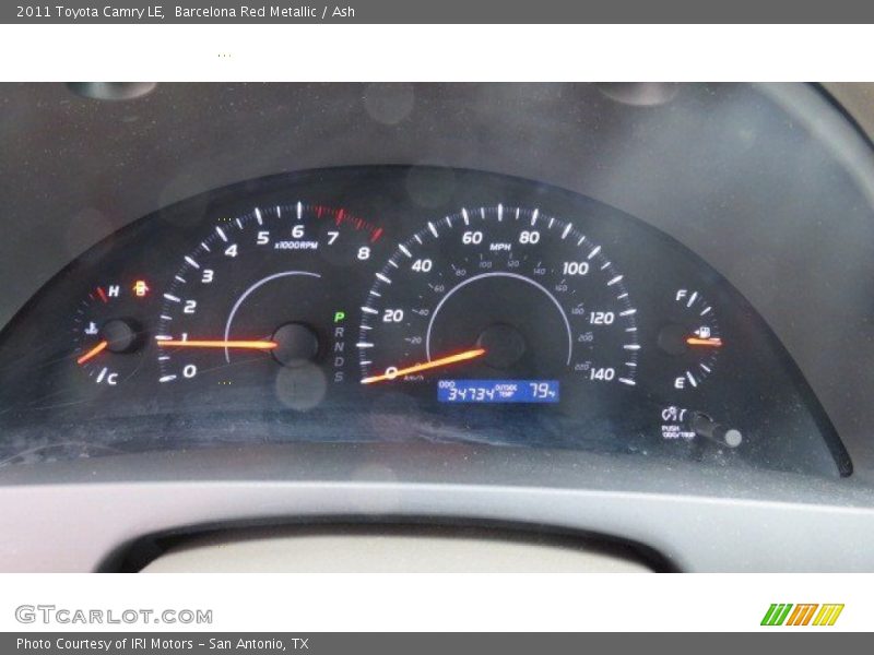 Barcelona Red Metallic / Ash 2011 Toyota Camry LE