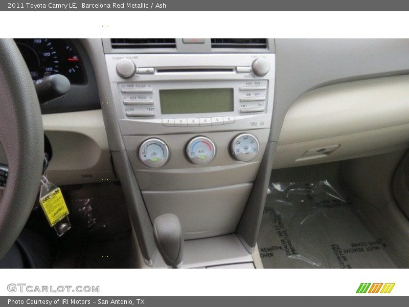 Barcelona Red Metallic / Ash 2011 Toyota Camry LE