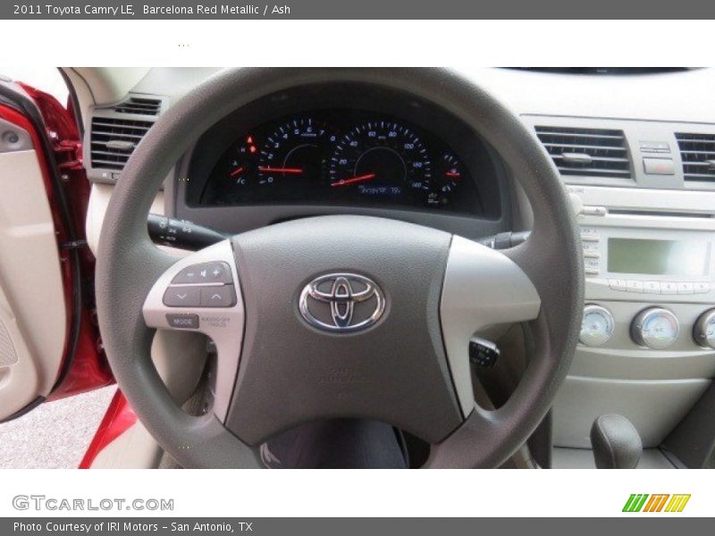 Barcelona Red Metallic / Ash 2011 Toyota Camry LE