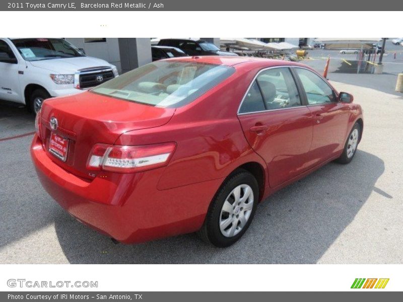 Barcelona Red Metallic / Ash 2011 Toyota Camry LE