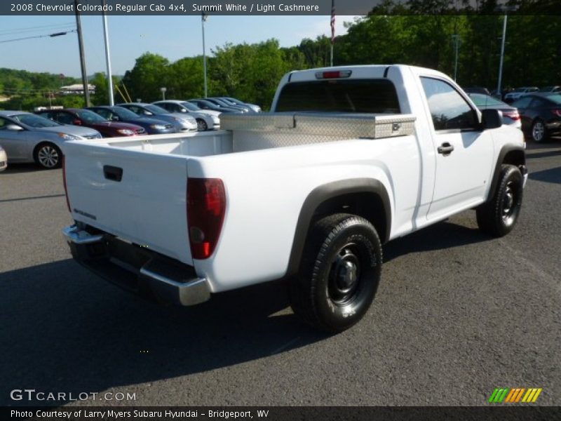 Summit White / Light Cashmere 2008 Chevrolet Colorado Regular Cab 4x4