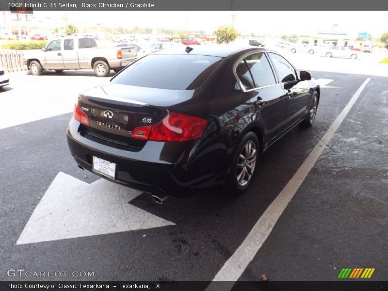Black Obsidian / Graphite 2008 Infiniti G 35 Sedan