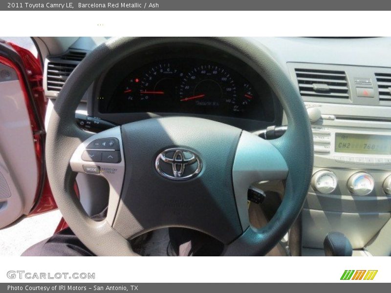 Barcelona Red Metallic / Ash 2011 Toyota Camry LE