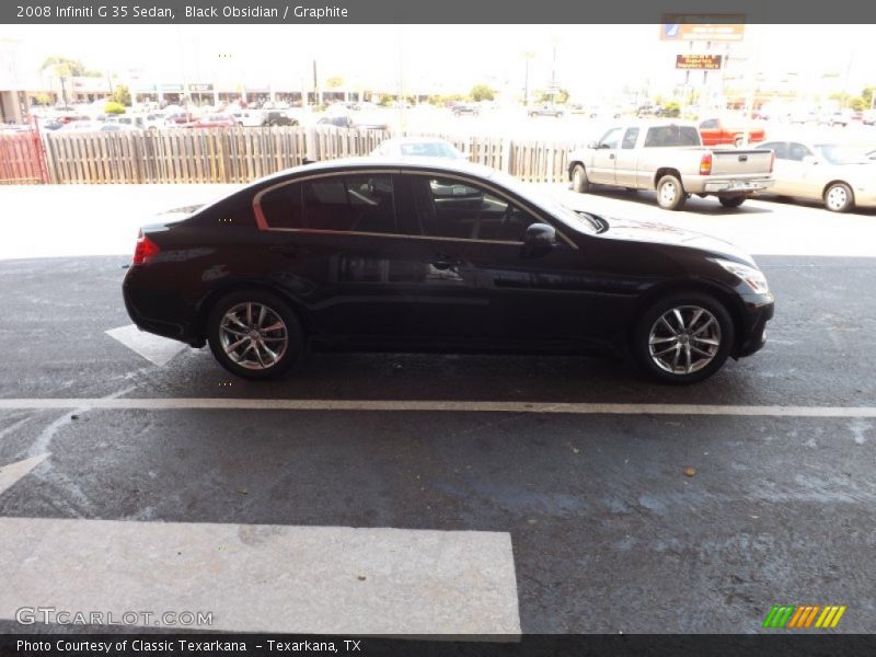 Black Obsidian / Graphite 2008 Infiniti G 35 Sedan