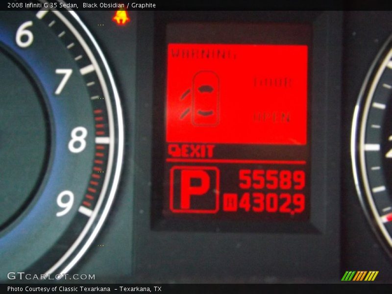 Black Obsidian / Graphite 2008 Infiniti G 35 Sedan