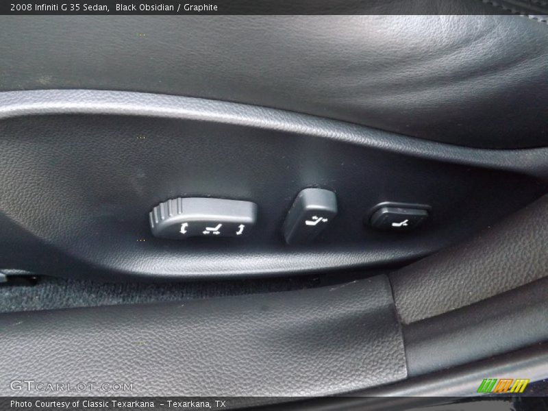 Black Obsidian / Graphite 2008 Infiniti G 35 Sedan