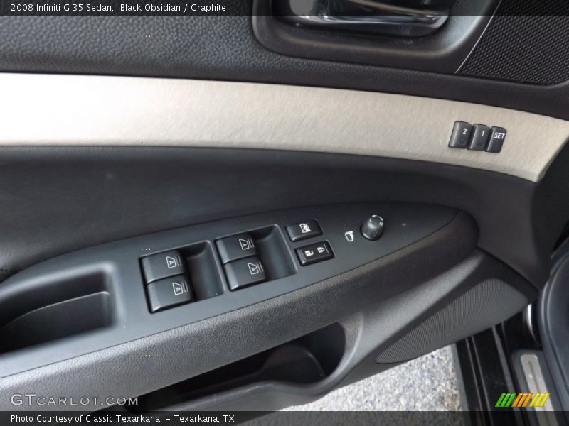 Black Obsidian / Graphite 2008 Infiniti G 35 Sedan