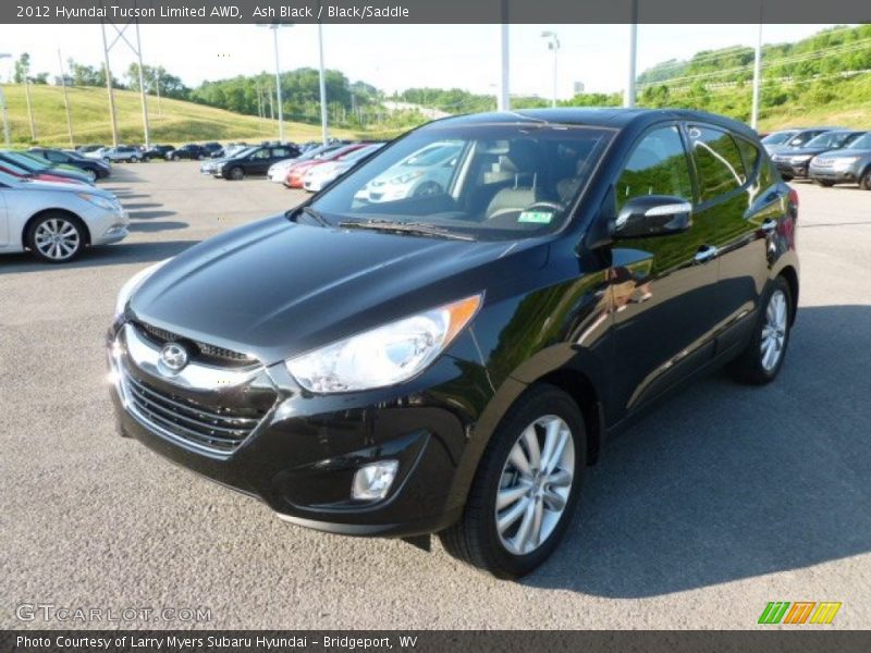 Ash Black / Black/Saddle 2012 Hyundai Tucson Limited AWD