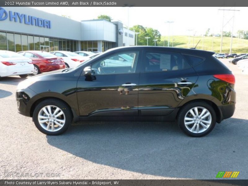 Ash Black / Black/Saddle 2012 Hyundai Tucson Limited AWD