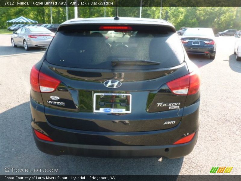 Ash Black / Black/Saddle 2012 Hyundai Tucson Limited AWD