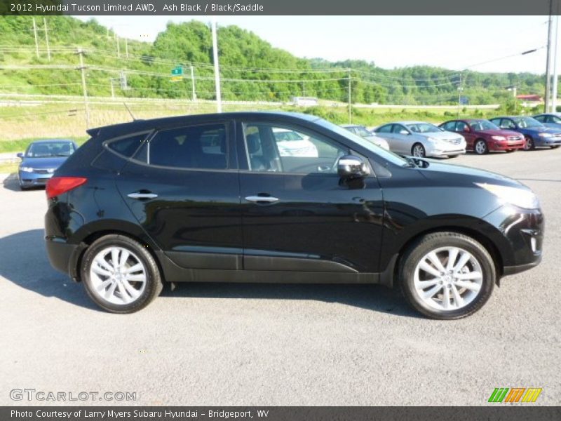 Ash Black / Black/Saddle 2012 Hyundai Tucson Limited AWD