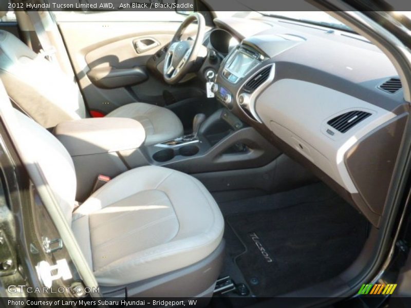 Ash Black / Black/Saddle 2012 Hyundai Tucson Limited AWD
