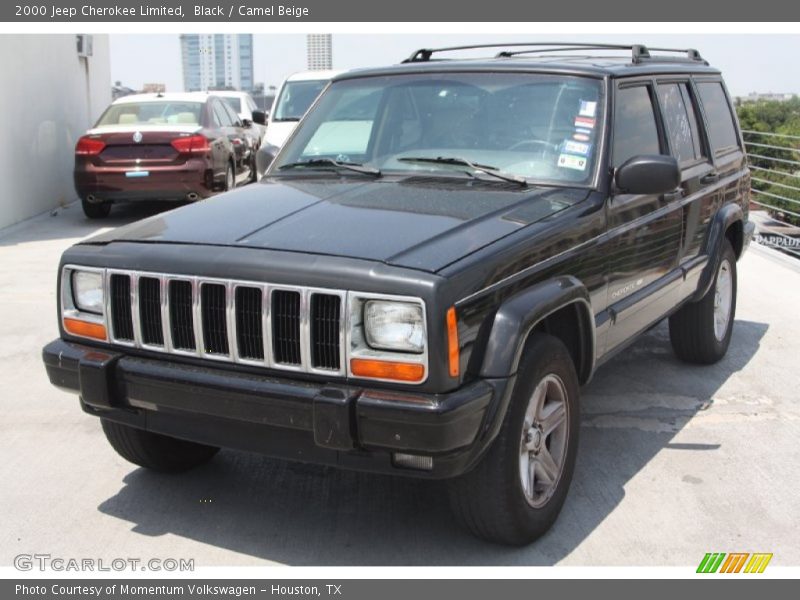 Black / Camel Beige 2000 Jeep Cherokee Limited