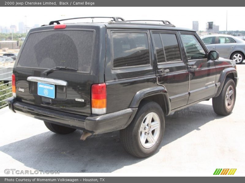 Black / Camel Beige 2000 Jeep Cherokee Limited