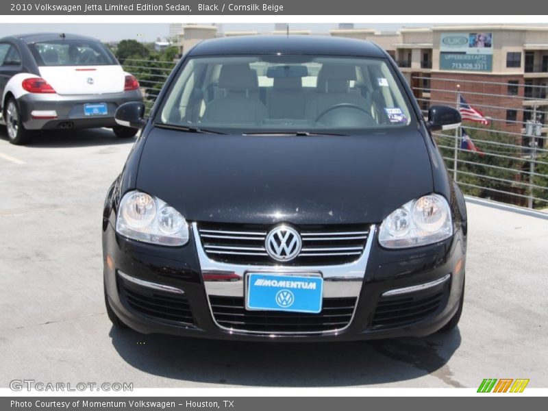 Black / Cornsilk Beige 2010 Volkswagen Jetta Limited Edition Sedan