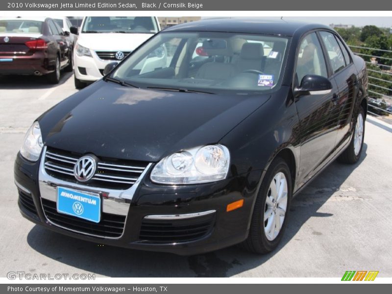 Black / Cornsilk Beige 2010 Volkswagen Jetta Limited Edition Sedan