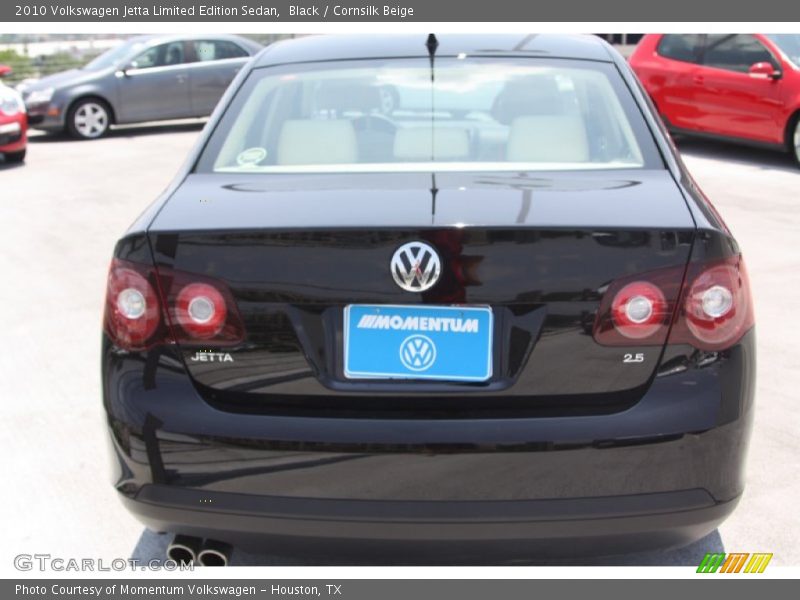 Black / Cornsilk Beige 2010 Volkswagen Jetta Limited Edition Sedan