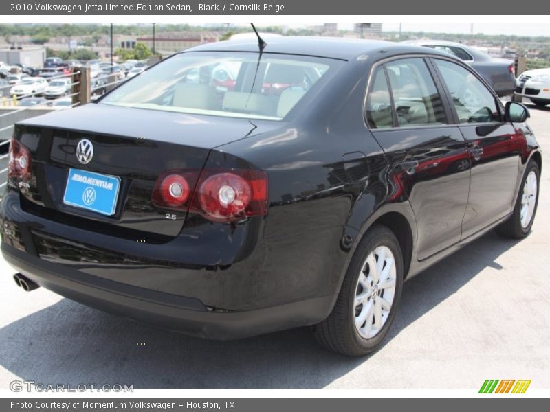 Black / Cornsilk Beige 2010 Volkswagen Jetta Limited Edition Sedan