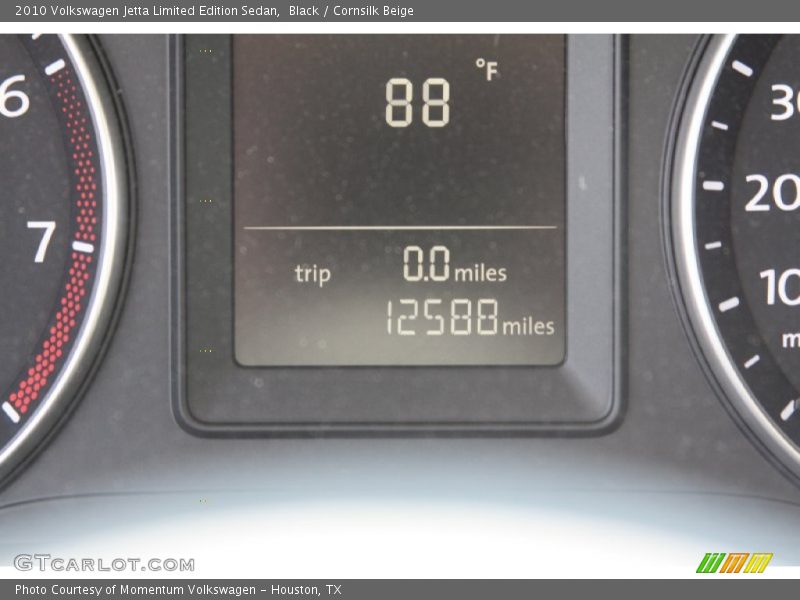 Black / Cornsilk Beige 2010 Volkswagen Jetta Limited Edition Sedan