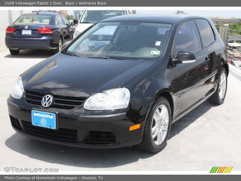 Black / Anthracite Black 2008 Volkswagen Rabbit 2 Door
