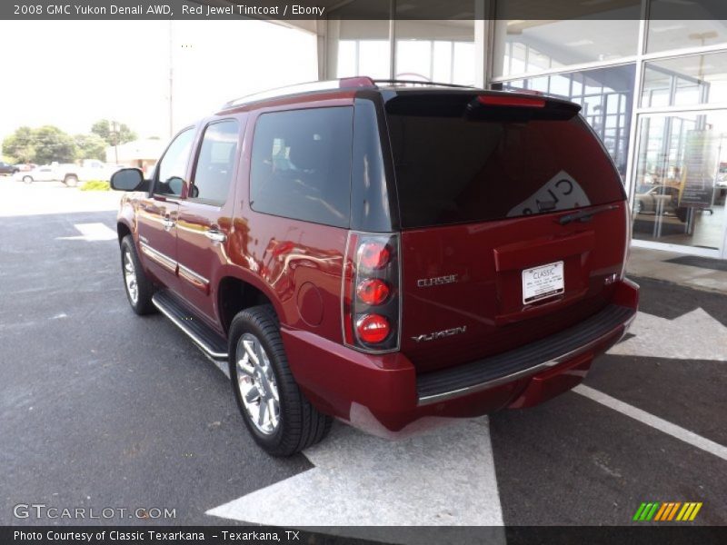 Red Jewel Tintcoat / Ebony 2008 GMC Yukon Denali AWD