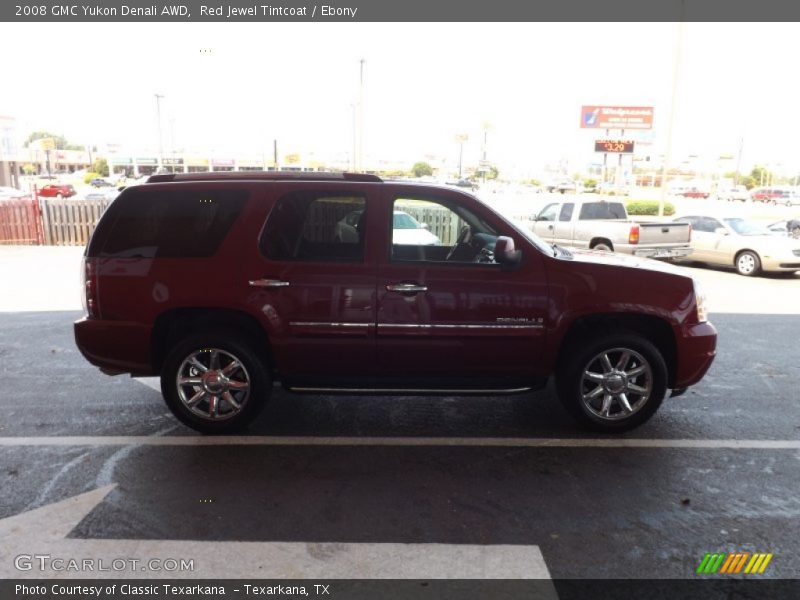 Red Jewel Tintcoat / Ebony 2008 GMC Yukon Denali AWD