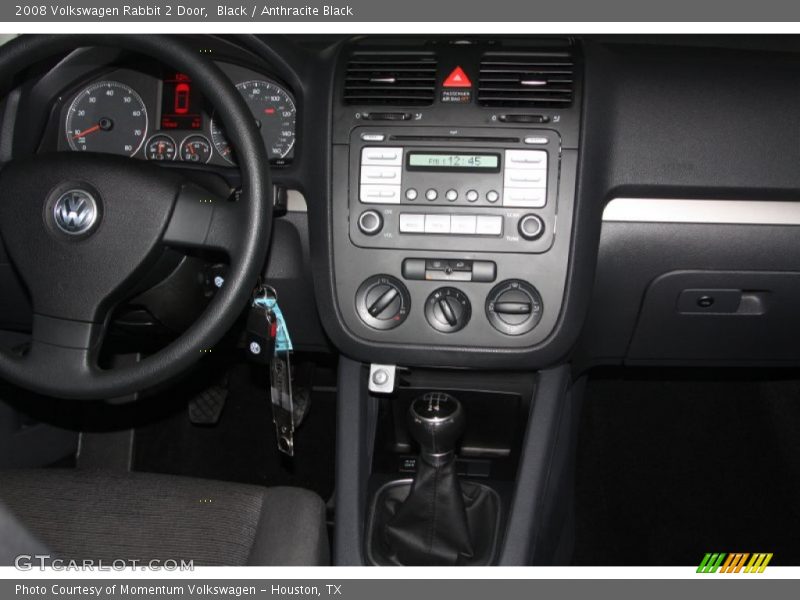 Black / Anthracite Black 2008 Volkswagen Rabbit 2 Door