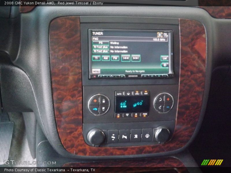 Red Jewel Tintcoat / Ebony 2008 GMC Yukon Denali AWD