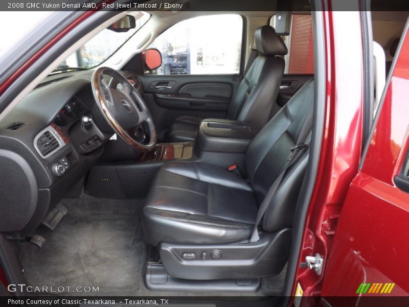 Red Jewel Tintcoat / Ebony 2008 GMC Yukon Denali AWD