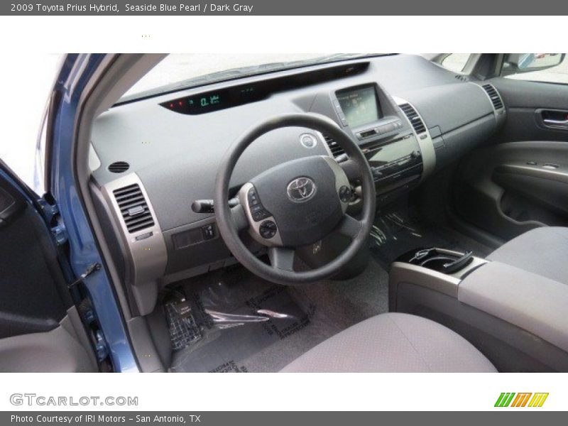 Seaside Blue Pearl / Dark Gray 2009 Toyota Prius Hybrid