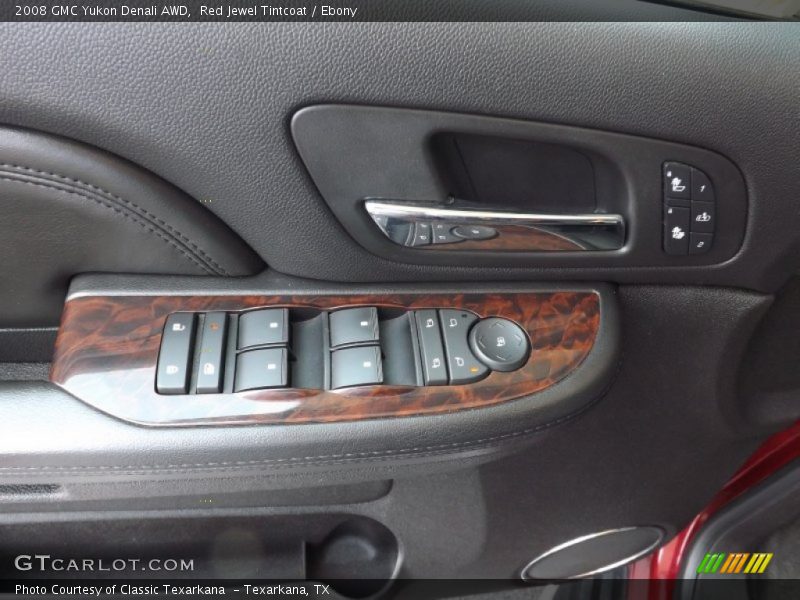 Red Jewel Tintcoat / Ebony 2008 GMC Yukon Denali AWD