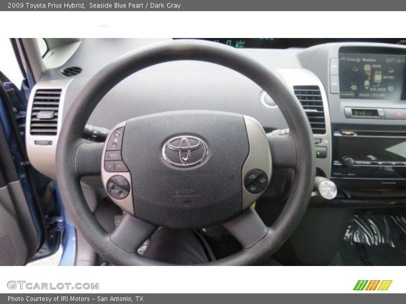 Seaside Blue Pearl / Dark Gray 2009 Toyota Prius Hybrid