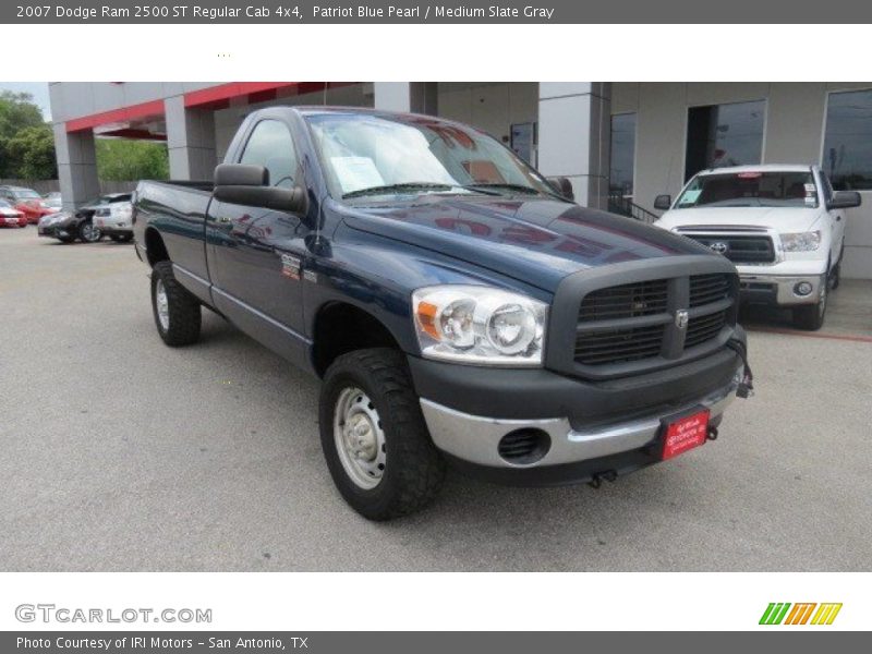 Patriot Blue Pearl / Medium Slate Gray 2007 Dodge Ram 2500 ST Regular Cab 4x4
