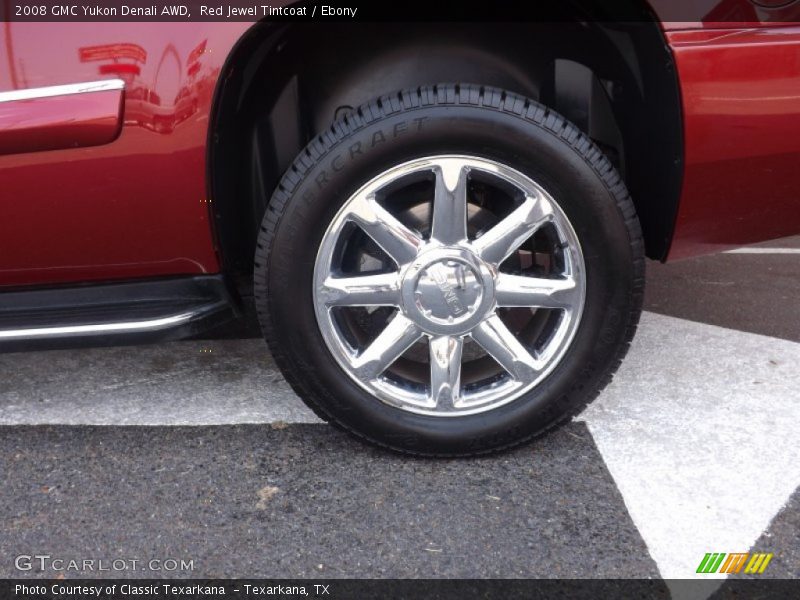 Red Jewel Tintcoat / Ebony 2008 GMC Yukon Denali AWD