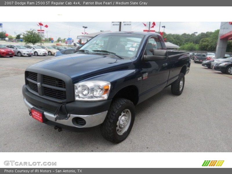 Patriot Blue Pearl / Medium Slate Gray 2007 Dodge Ram 2500 ST Regular Cab 4x4