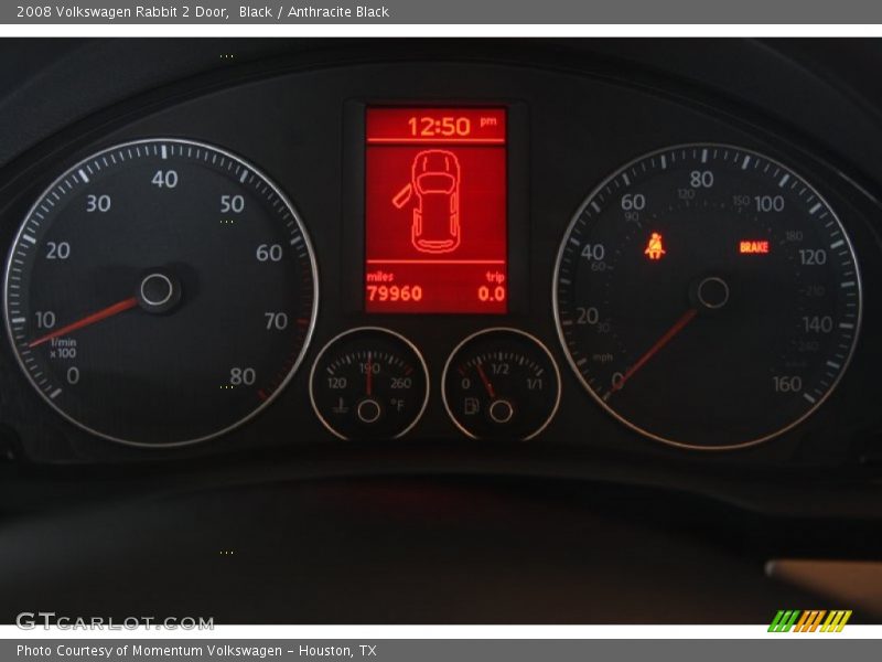 Black / Anthracite Black 2008 Volkswagen Rabbit 2 Door