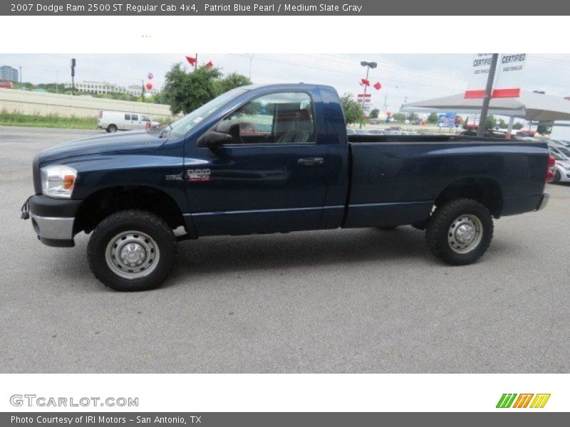 Patriot Blue Pearl / Medium Slate Gray 2007 Dodge Ram 2500 ST Regular Cab 4x4